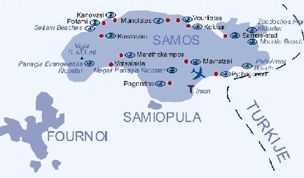 kaart van Griekenland